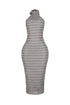 Inspired Classic Beauty Halter Dress